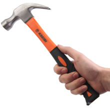 KSEIBI High Quality Drop Forged Carbon Steel Claw Hammer Curved With Progrip Handle